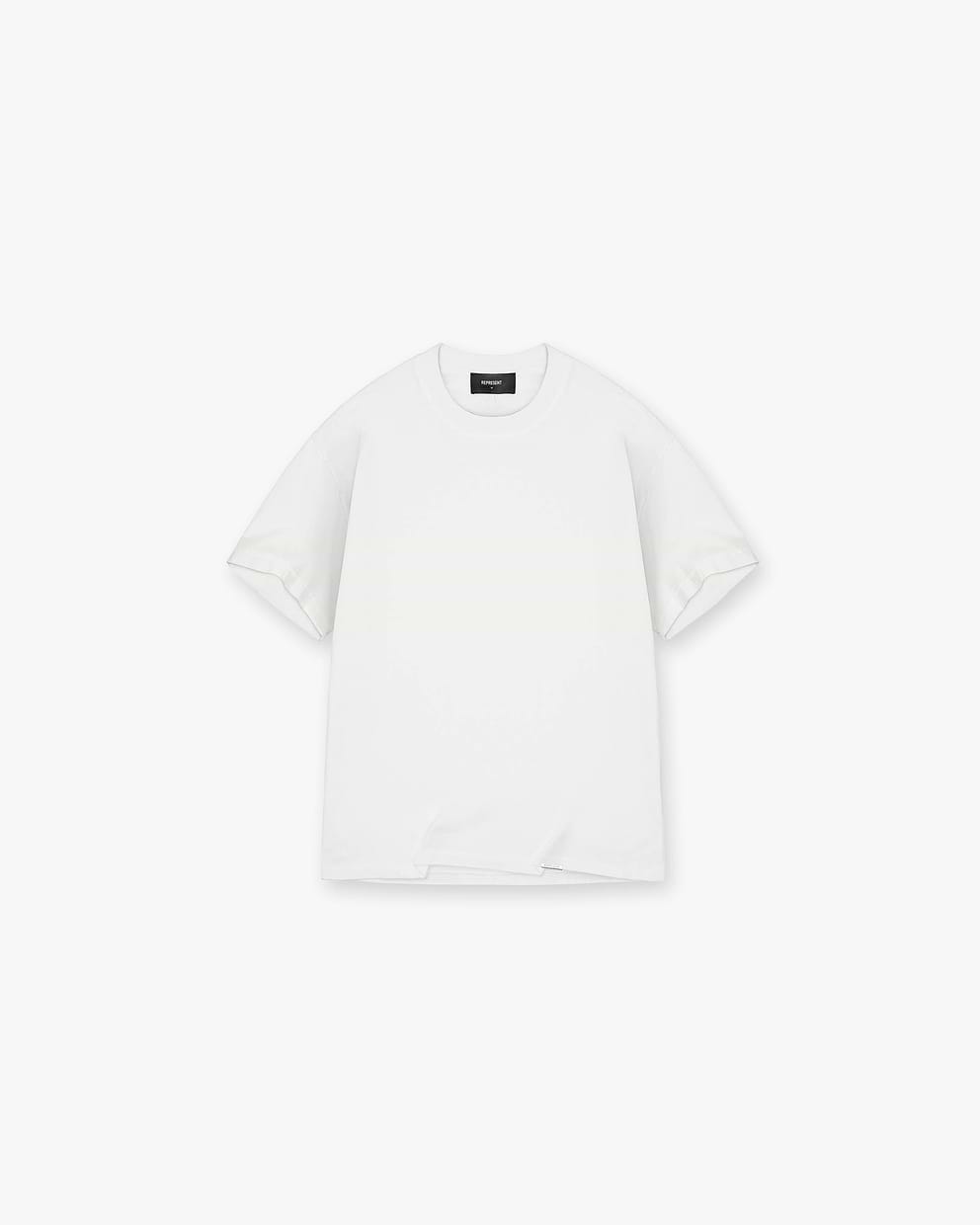 Heavyweight Initial T-Shirt - Flat White